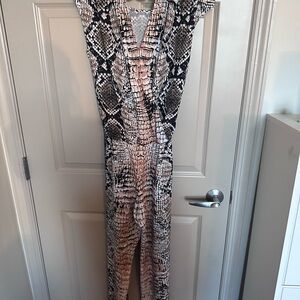 Hale Bob Python Reptile Patterned Pet Jumpsuit - Like New Condition.